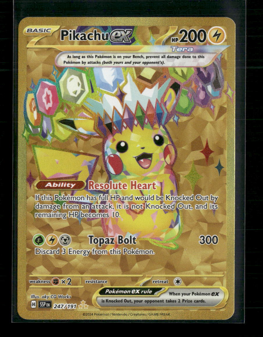 SV08: Surging Sparks Pikachu ex #247/191