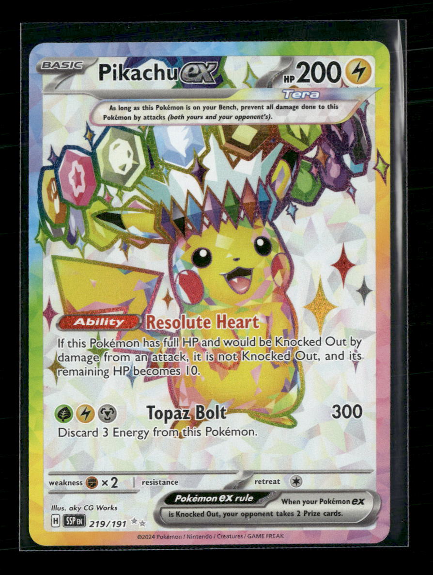 SV08: Surging Sparks Pikachu ex #219/191