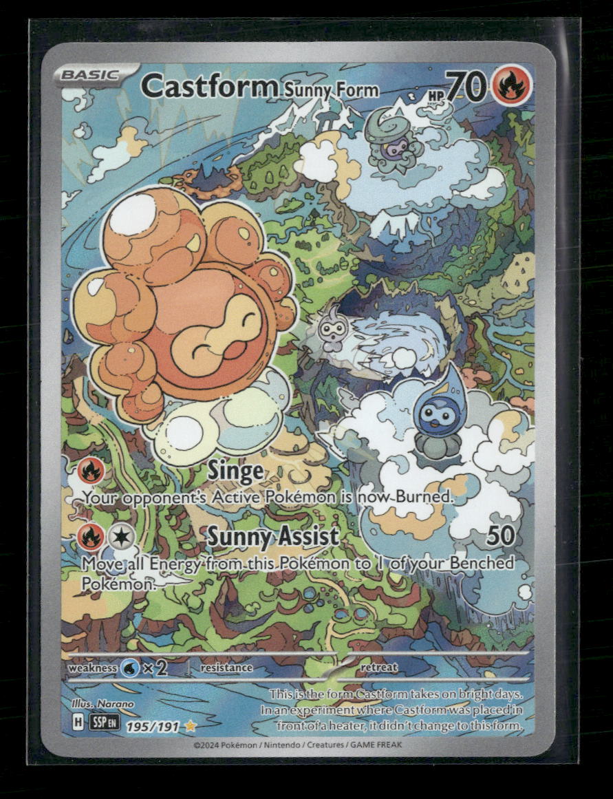 SV08: Surging Sparks Castform Sunny Form #195/191