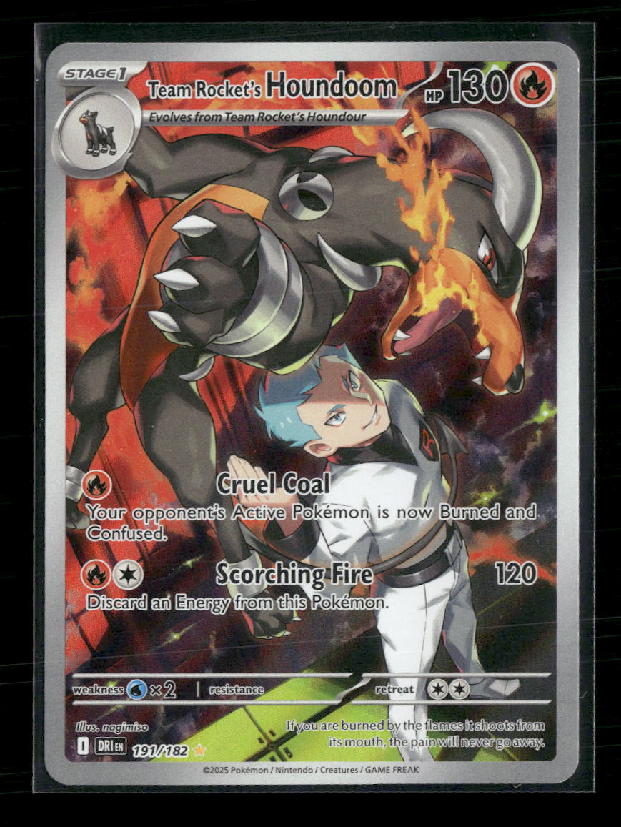 SV10: Destined Rivals Team Rocket's Houndoom #191/182