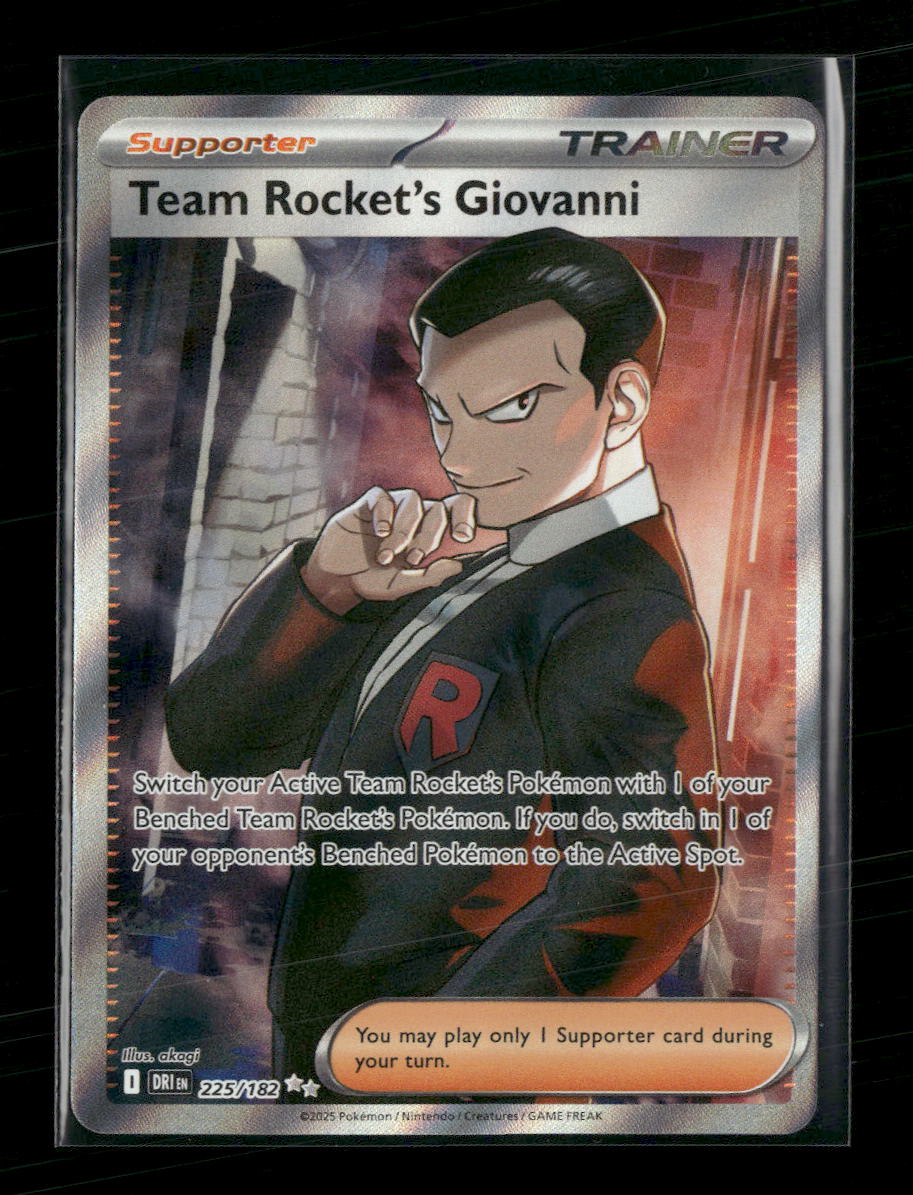 SV10: Destined Rivals Team Rocket's Giovanni #225/182