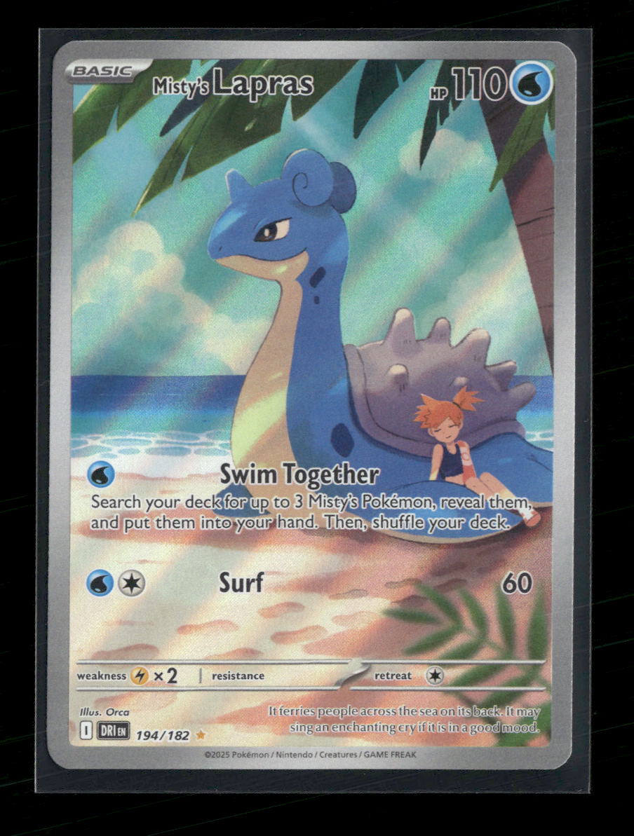 SV10: Destined Rivals Misty's Lapras #194/182