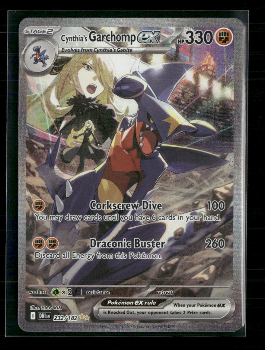 SV10: Destined Rivals Cynthia's Garchomp ex #232/182