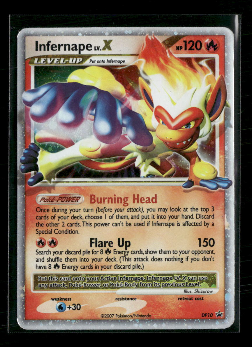 Diamond and Pearl Promos Infernape LV.X #DP10