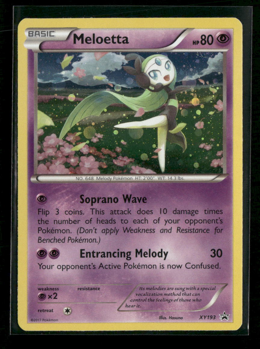 XY Promos Meloetta #XY193