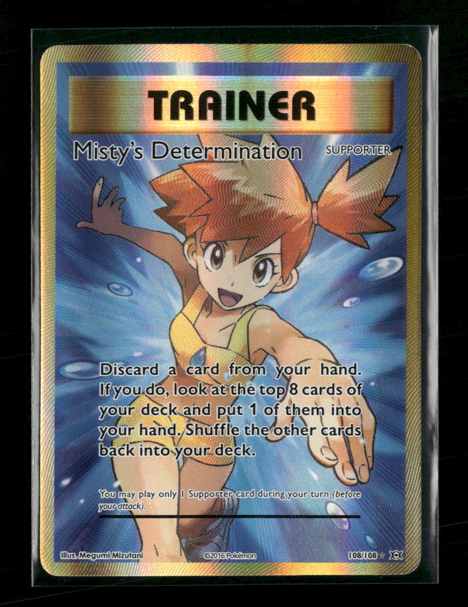 XY - Evolutions Misty's Determination (Full Art) #108/108