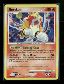 Miscellaneous Cards & Products Entei (Cracked Ice Holo) #004/132