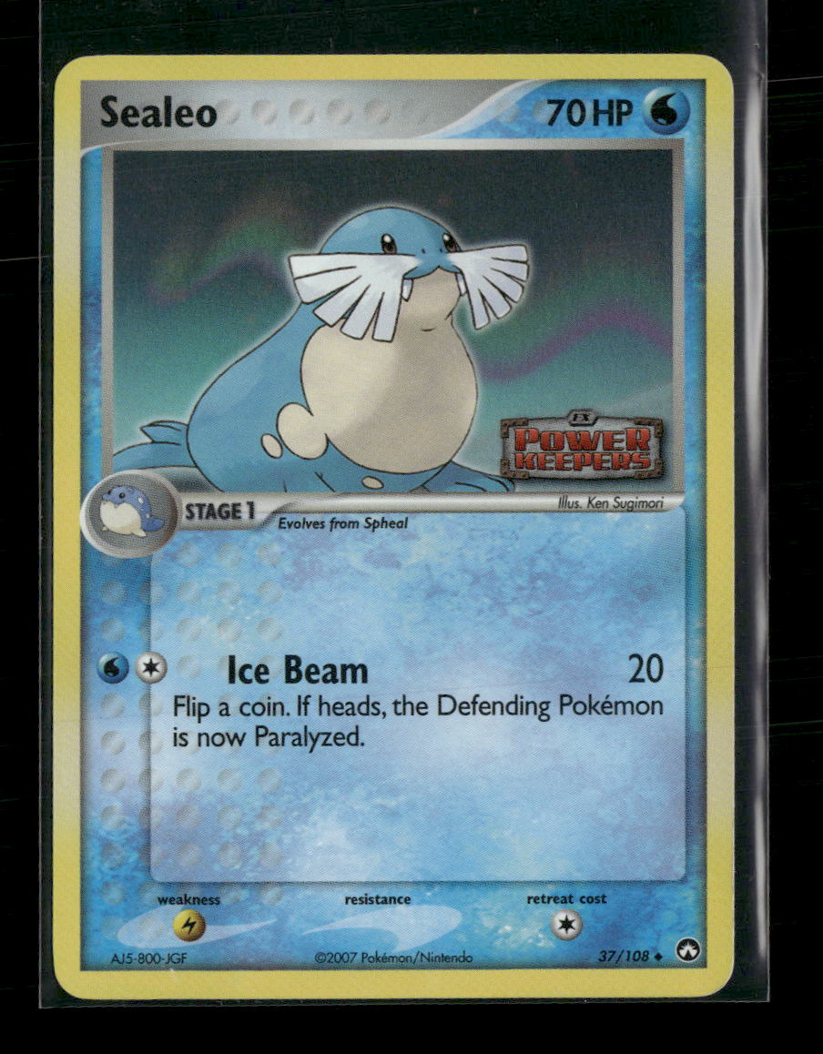 Power Keepers Sealeo Reverse Holo #37/108