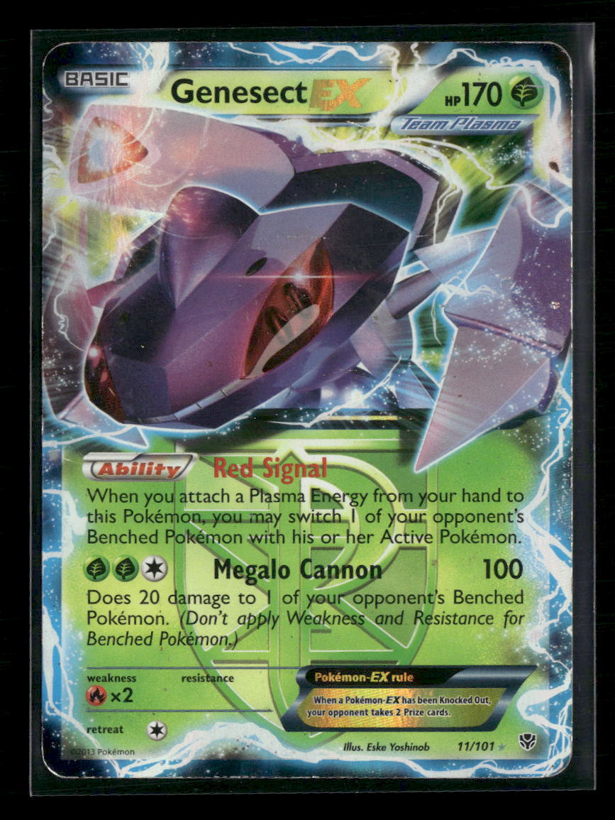 Plasma Blast Genesect EX (Team Plasma) #11/101