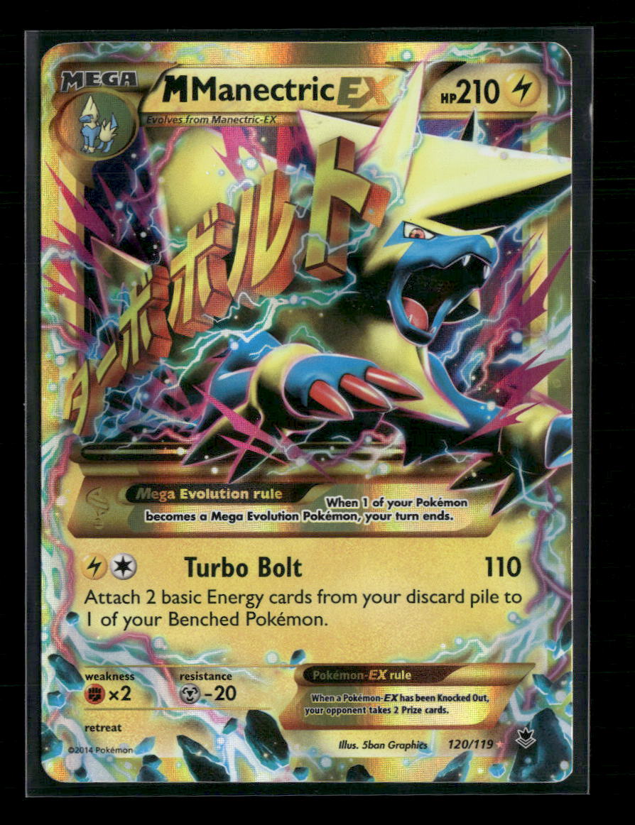 XY - Phantom Forces M Manectric EX (120 Secret Rare) #120/119