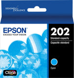 New, Pre-Owned - Epson 202 Standard Capacity Cyan Ink Cartridge