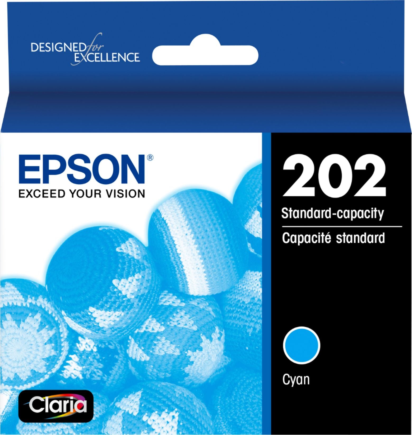 New, Pre-Owned - Epson 202 Standard Capacity Cyan Ink Cartridge