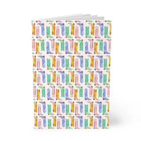 Watercolor Cowboy boots Softcover Notebook