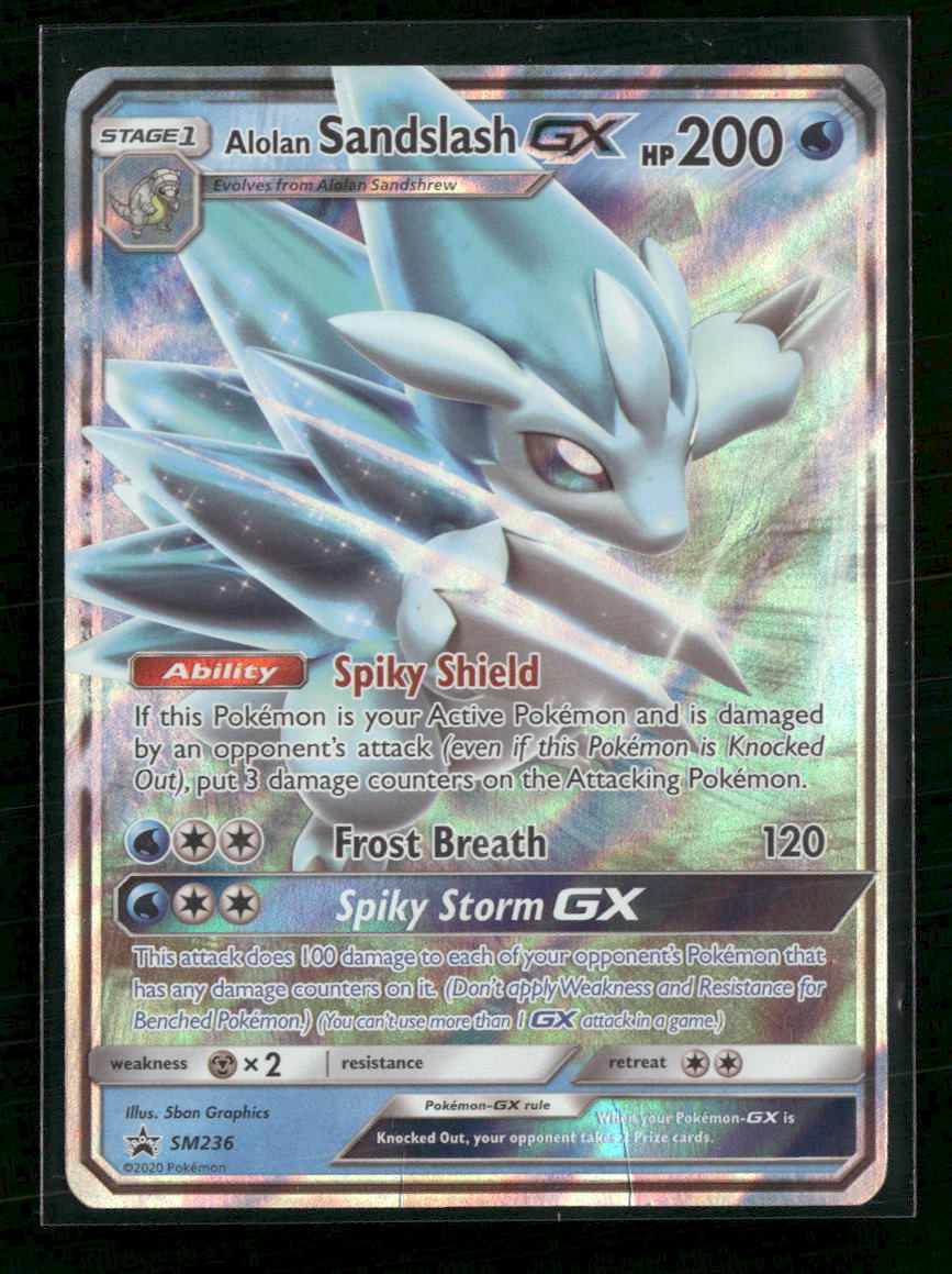 SM Promos Alolan Sandslash GX #SM236
