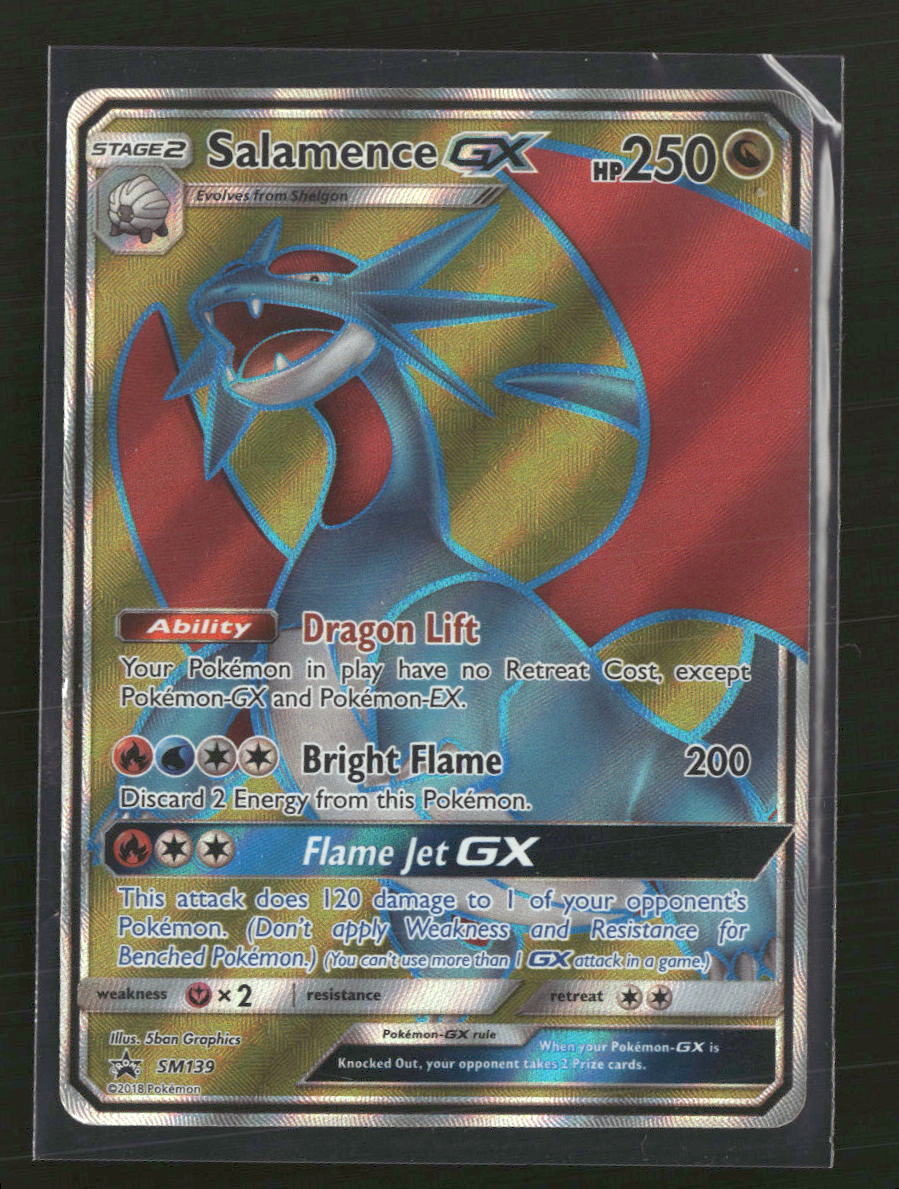 SM Promos Salamence GX #SM139 (Damaged)
