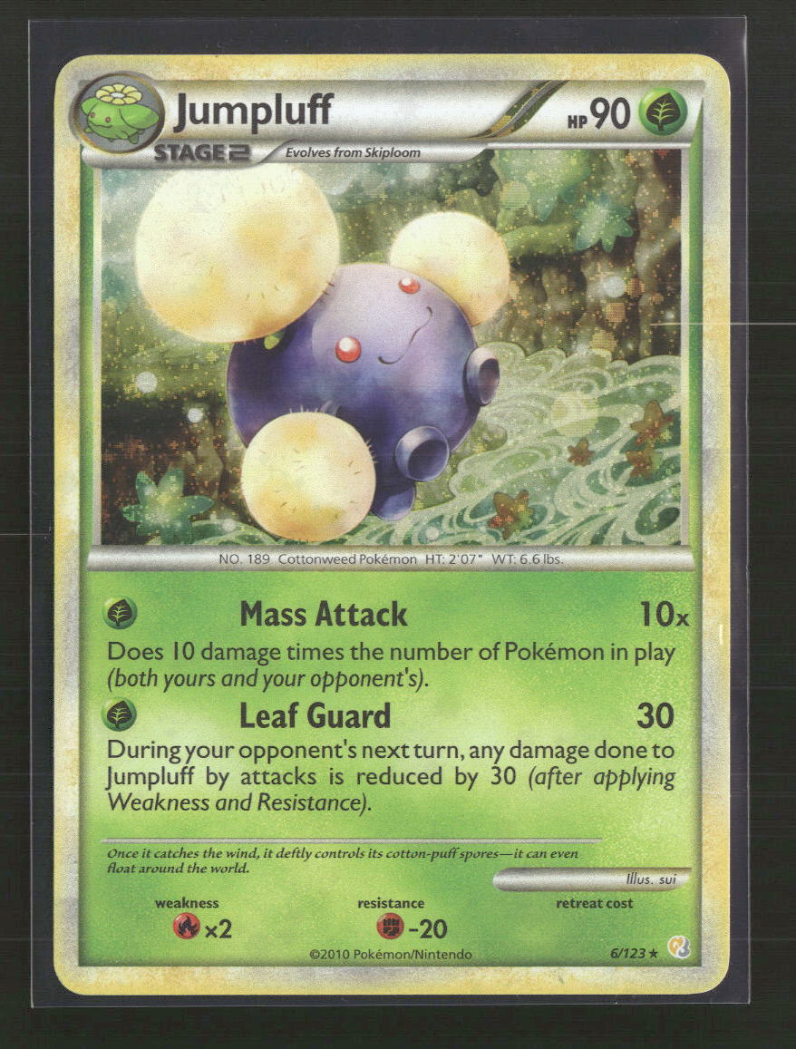 HeartGold SoulSilver Jumpluff #6/123
