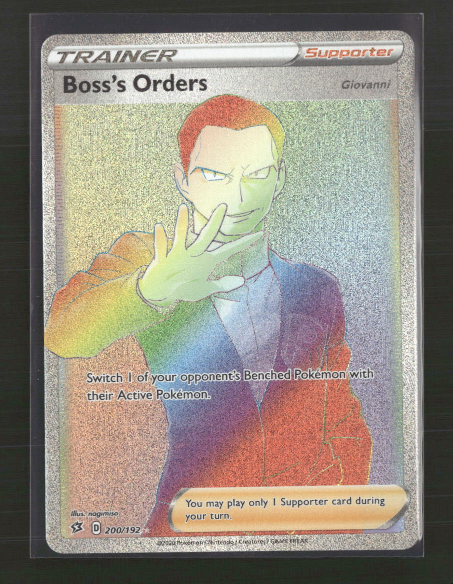 SWSH02: Rebel Clash Boss's Orders (Secret) #200/192