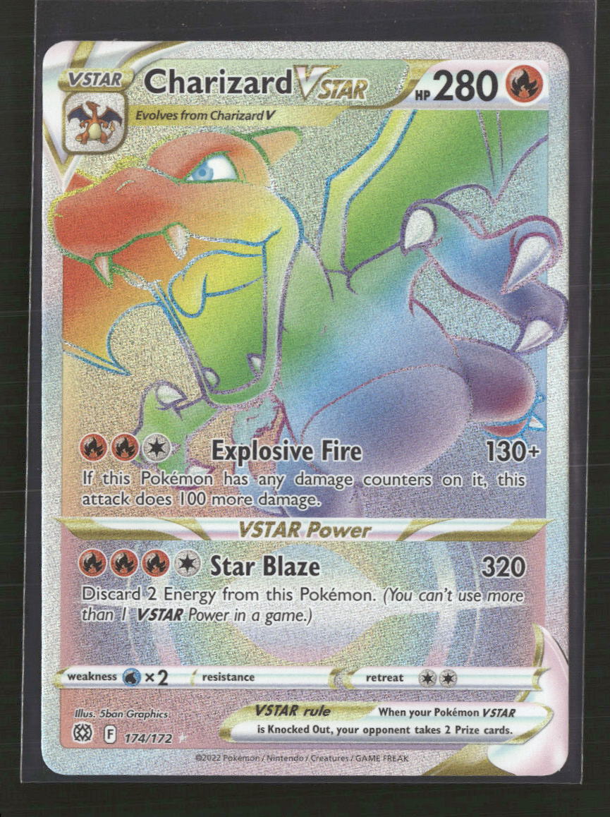 SWSH09: Brilliant Stars Charizard VSTAR (Secret) #174/172