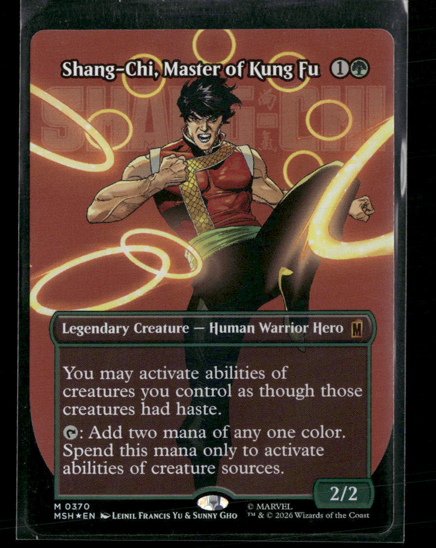 Marvel Super Heroes Shang-Chi, Master of Kung Fu (Borderless) (0370) Foil #370