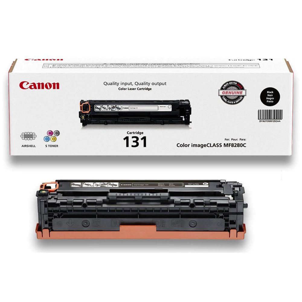 New, Pre-Owned - Canon 131 Standard-Yield Black Toner Cartridge, 6272B001