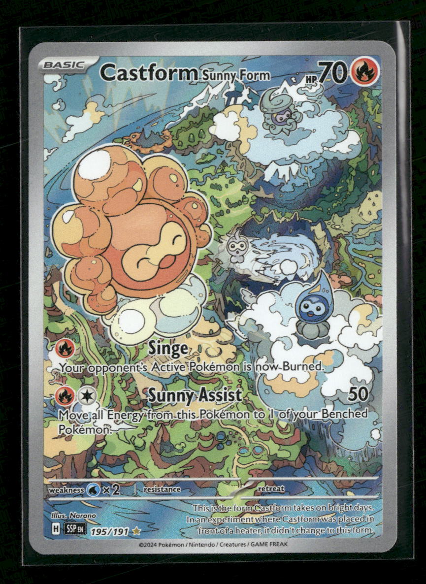 SV08: Surging Sparks Castform Sunny Form #195/191