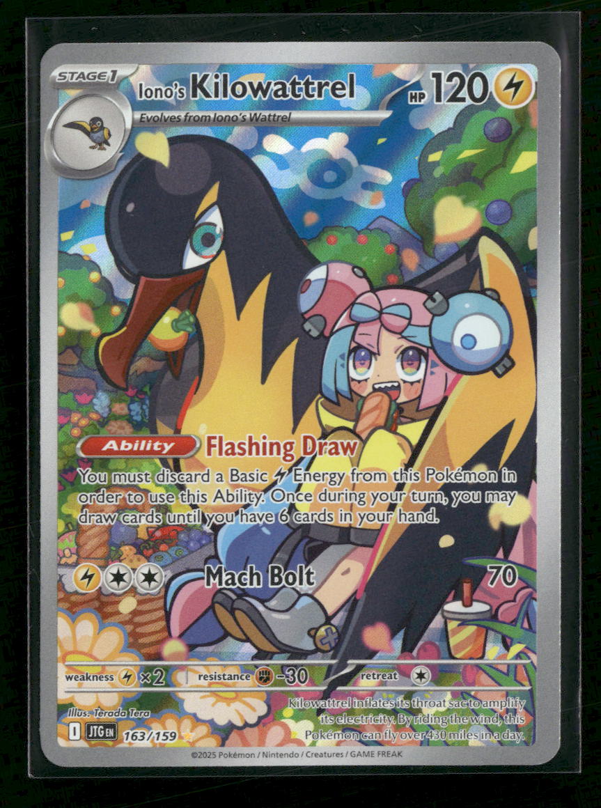 SV09: Journey Together Iono's Kilowattrel #163/159