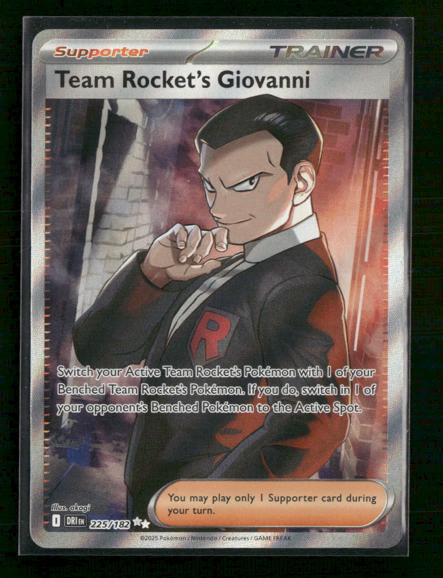 SV10: Destined Rivals Team Rocket's Giovanni #225/182