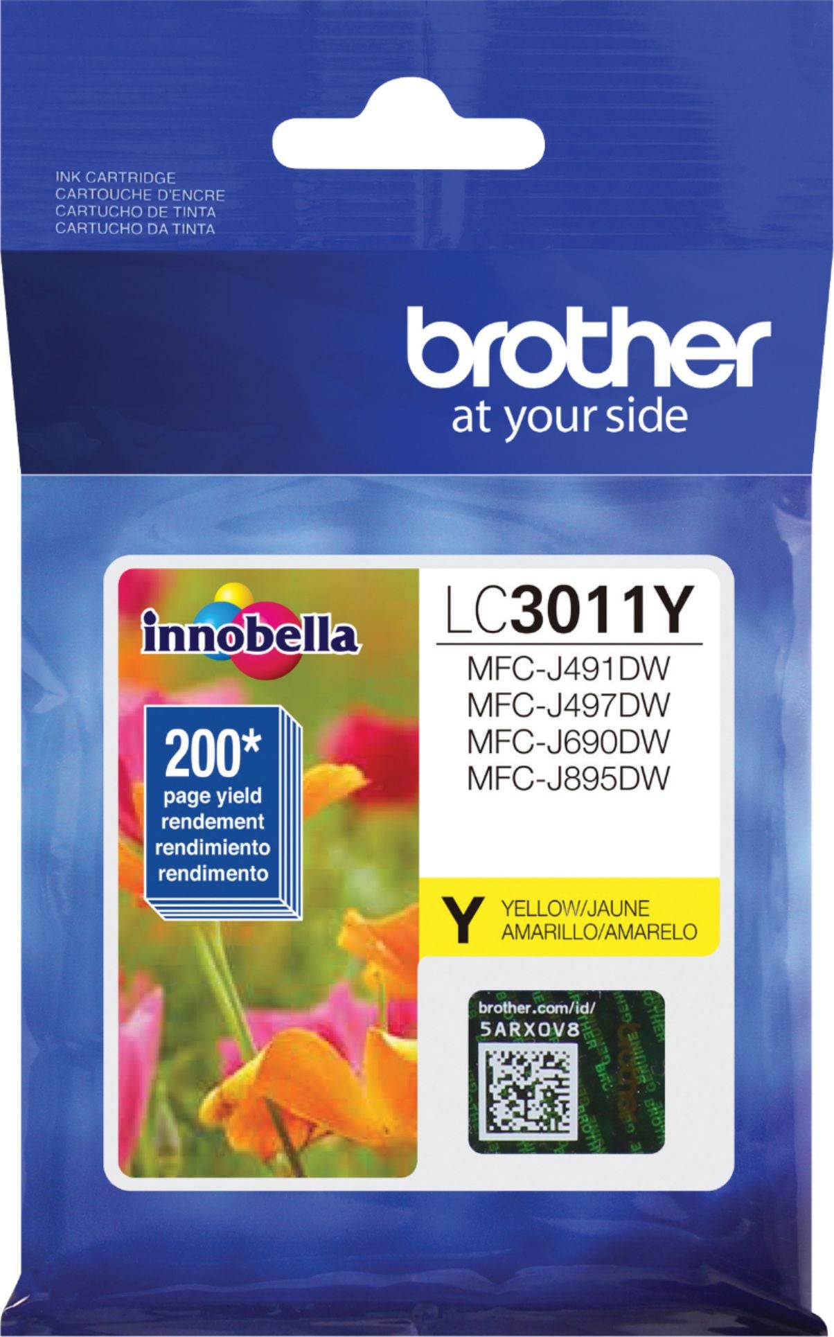 New, Pre-Owned - Brother LC3011 Yellow Ink Cartridge