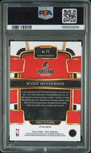 2023 Panini Select Scope Scoot Henderson 10 PSA #77