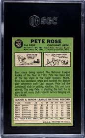 1967 Topps Pete Rose 4 SGC #430