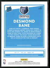 2020-21 Donruss Press Proof Purple Desmond Bane Rookie #/199 #240