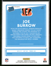 2020 Donruss Optic Pink Joe Burrow Rookie #151