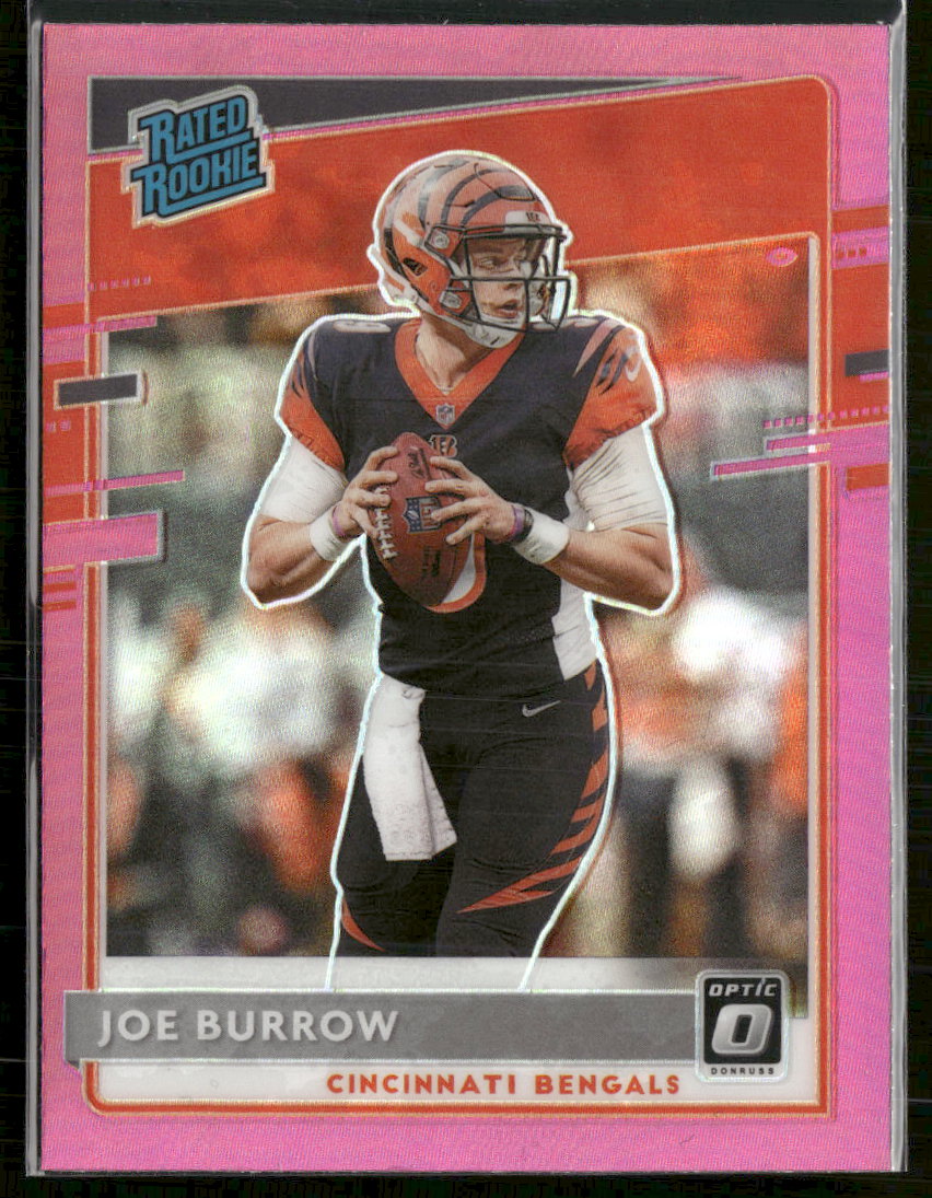 2020 Donruss Optic Pink Joe Burrow Rookie #151