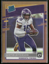 2020 Donruss Optic Bronze Justin Jefferson Rookie #163
