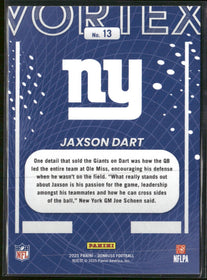 2025 Donruss Vortex Jaxson Dart #13