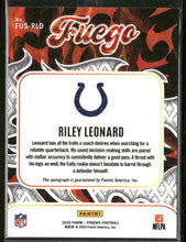 2025 Panini Phoenix Fuego Signatures Riley Leonard Auto #FUS-RLD