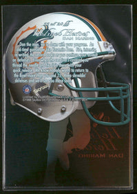 1998 SkyBox E-X2001 Helmet-Heroes Dan Marino #11hh
