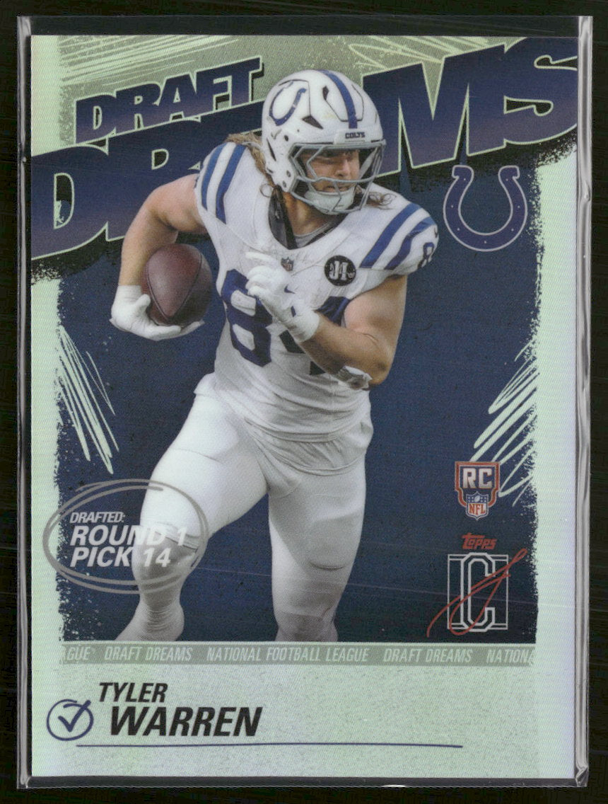 2025 Topps Signature Class Draft Dreams Tyler Warren #DD-4