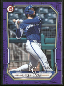 2026 Bowman Prospects Purple Blake Mitchell #/250 #BP-13