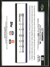 2025 Topps Chrome Gold Wave Refractor Zay Flowers #/50 #22