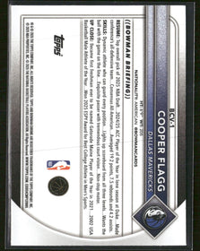 2025-26 Bowman Chrome Cooper Flagg #BCV-1
