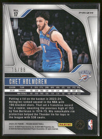 2024-25 Panini Prizm Prizms Multi Wave Chet Holmgren #/88 #17