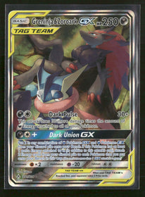 SM - Unbroken Bonds Greninja & Zoroark GX (201) (Alternate Full Art) #201/214