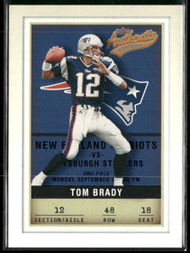 2002 Fleer Authentix Tom Brady #48