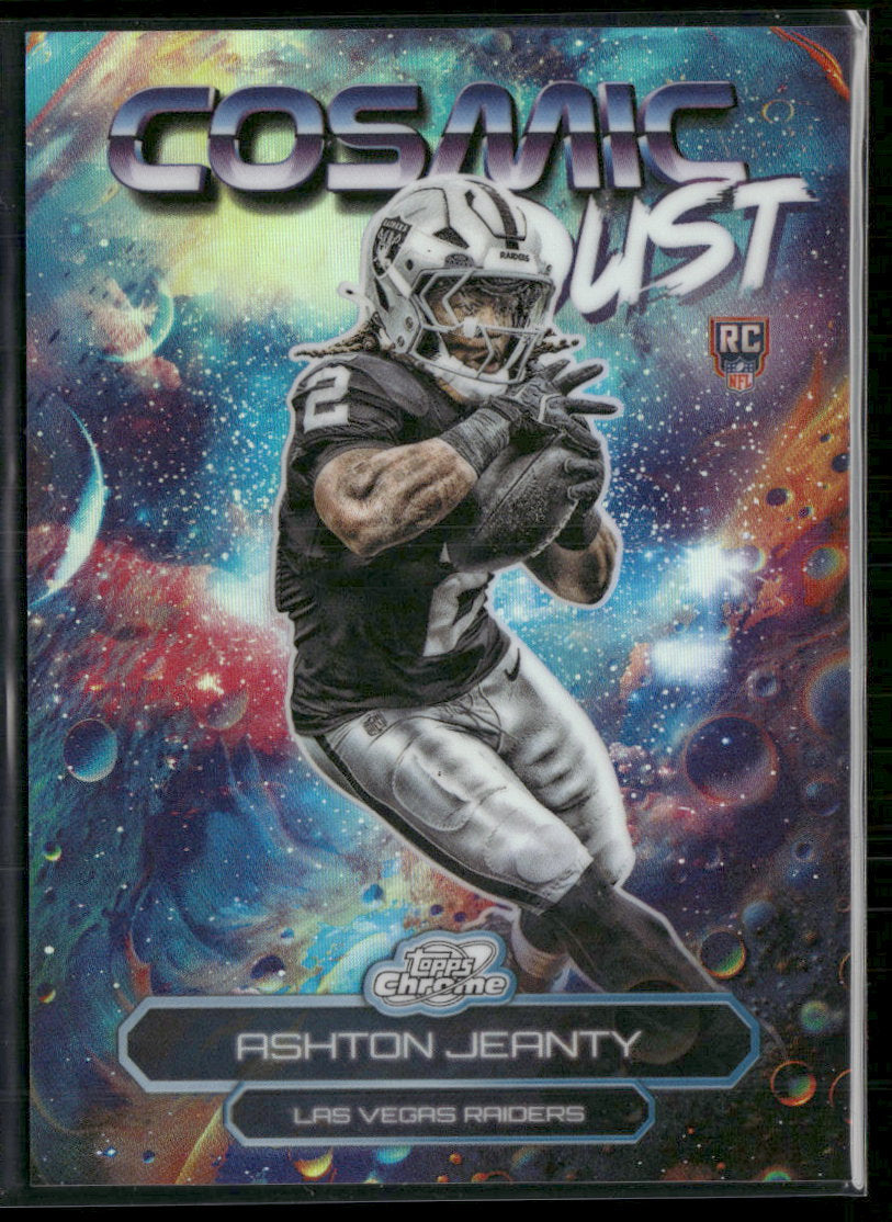 2025 Topps Chrome Cosmic Cosmic Dust Ashton Jeanty #CD-4