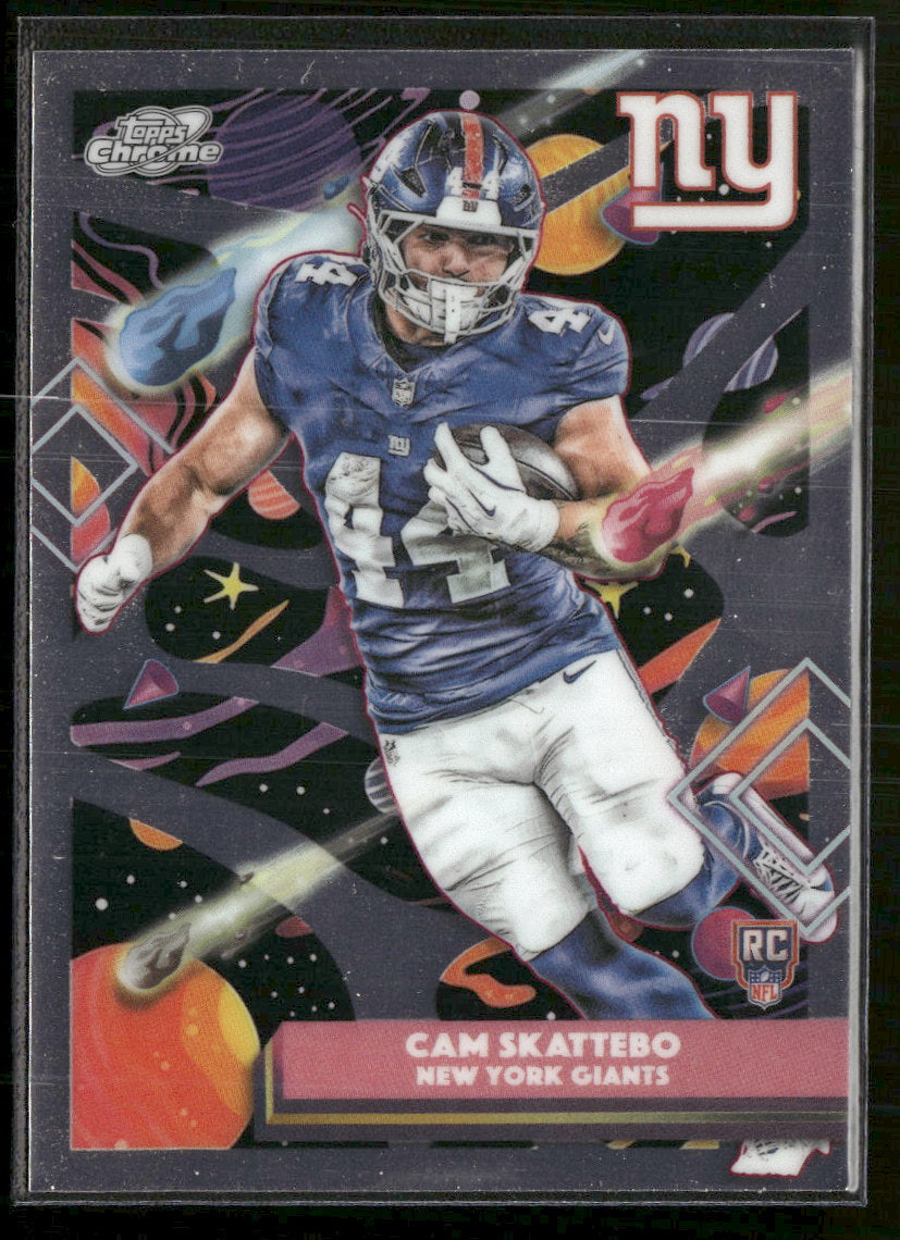 2025 Topps Chrome Cosmic Cam Skattebo Rookie #176