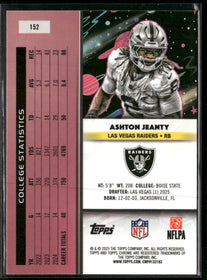 2025 Topps Chrome Cosmic Ashton Jeanty Rookie #152