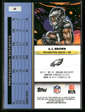 2025 Topps Chrome Cosmic Purple Nebula Refractor A.J. Brown #/150 #80