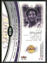 2001-02 Fleer Marquee Kobe Bryant #93