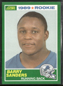 1989 Score Barry Sanders Rookie #257